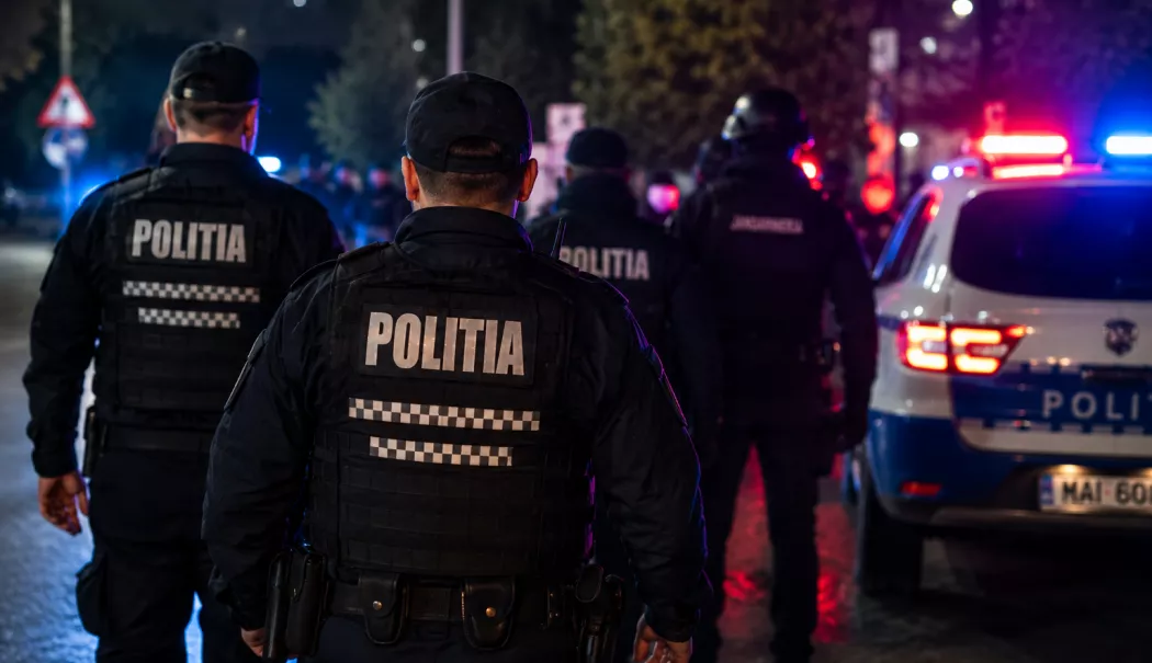 Intervenție poliție după bătaie pe malul Mureșului din Deva. Foto ilustrativ.